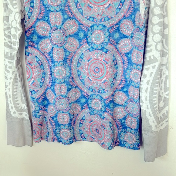 Before & After Boho Casual Lightweight Women’s Size S Multicolored Waffle Top - Picture 11 of 13